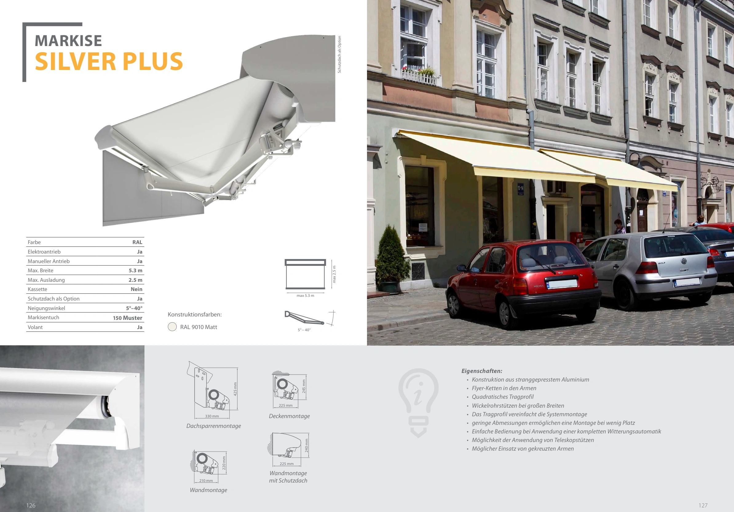 Markise Silver Plus